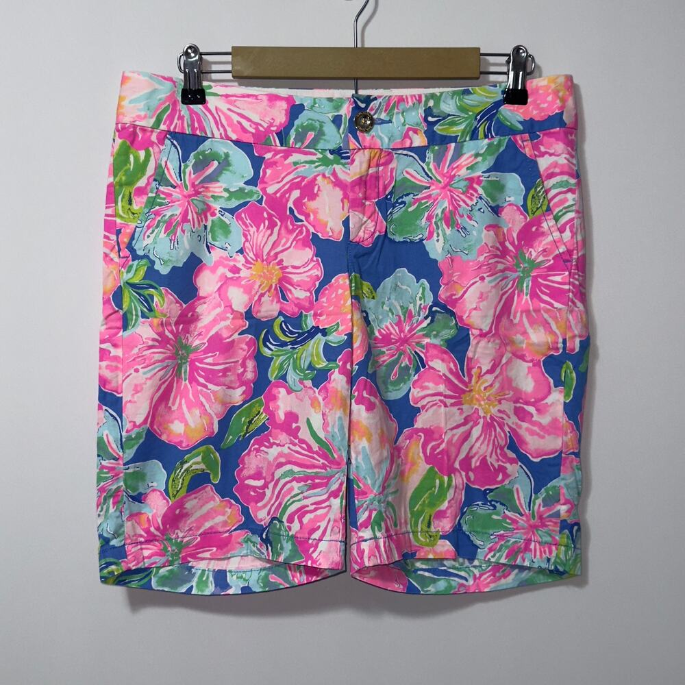 Lilly Pulitzer Chipper Short Beckon Blue Jungle Utopia Womens size 6